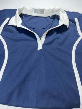 Callaway Opti-Dri Sleeveless Golf Dress, Navy and White V-Neck athletic